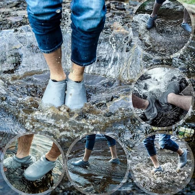 Waterproof Silicone Shoe Covers (Pack of 2)